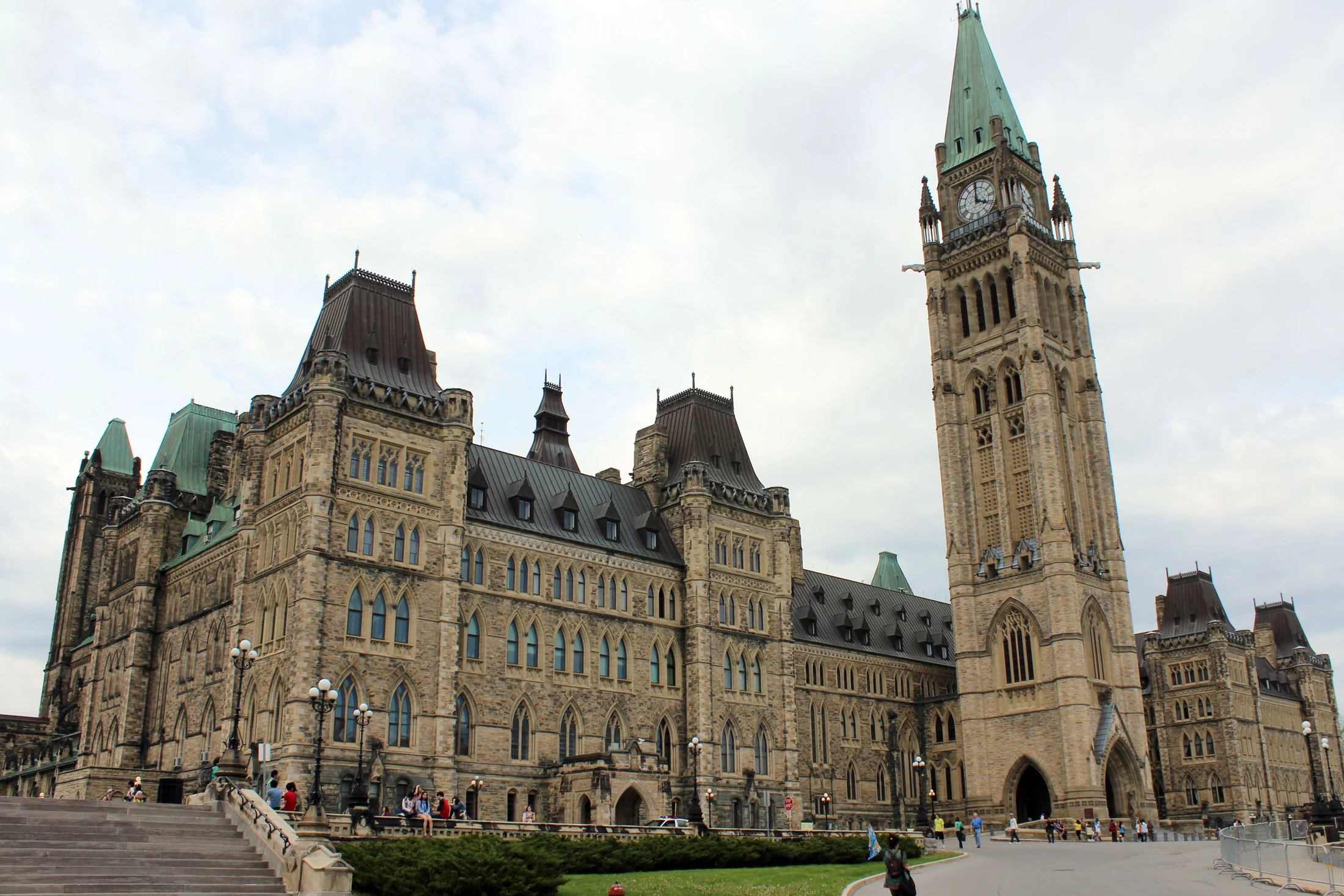 The Parliament of Canada in Ottawa, with the Peace Tower above its stone buildings.